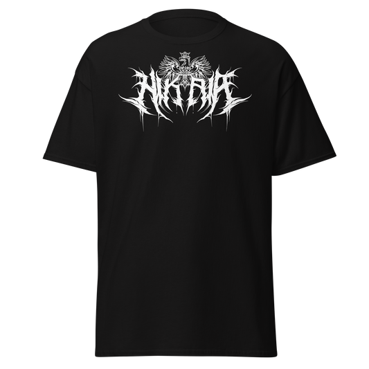 METAL Tee Nikaia - OG LOGO - BLACK / WHITE